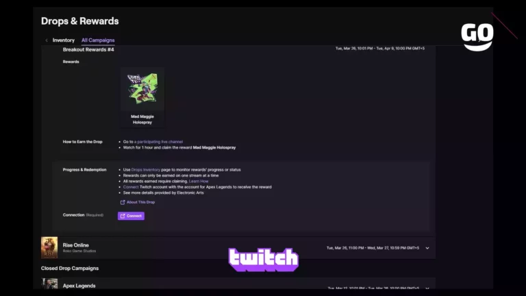 Twitch Drops распределяет игровые подарки Breakout #4 для Apex Legends