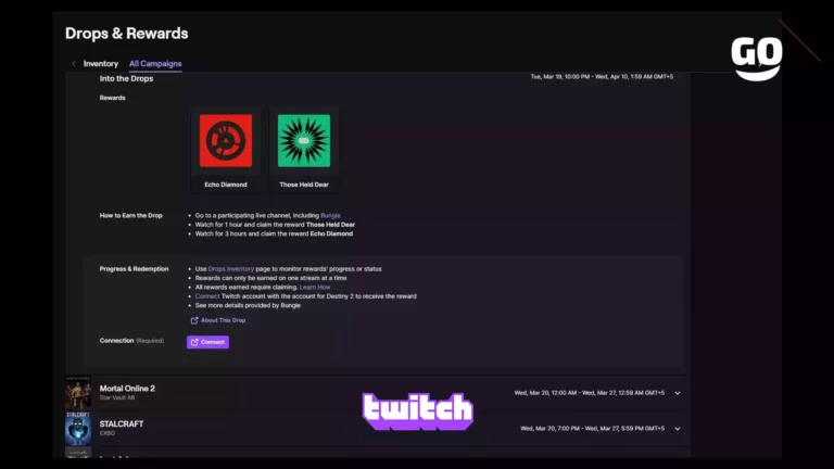 Twitch Drops разыгрывает игровые подарки Guardian Games 3-я неделя: Diamond Medallion для Destiny 2
