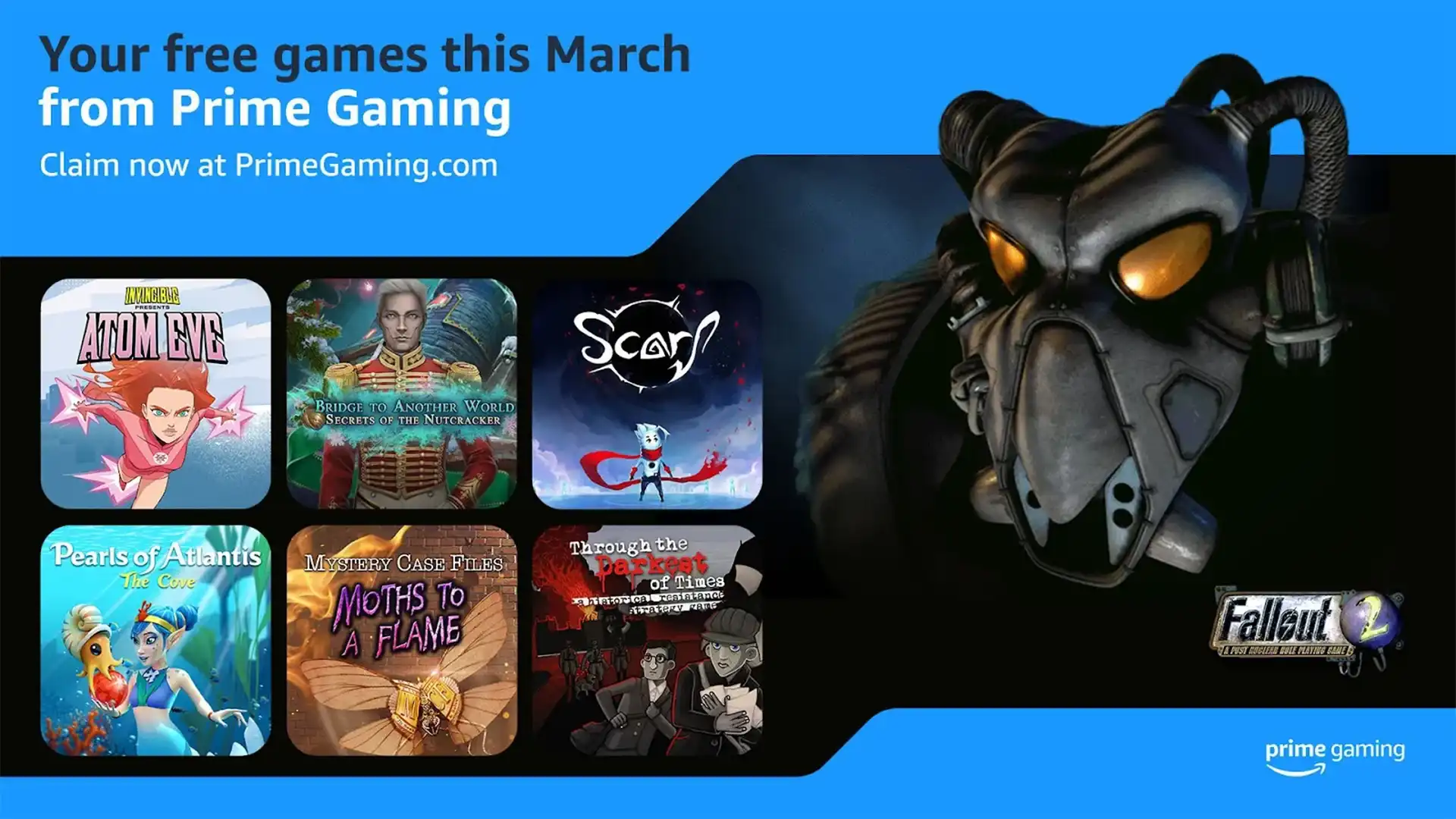 Бесплатные игры марта от Prime Gaming: Atom Eve, Scarf, и другие.