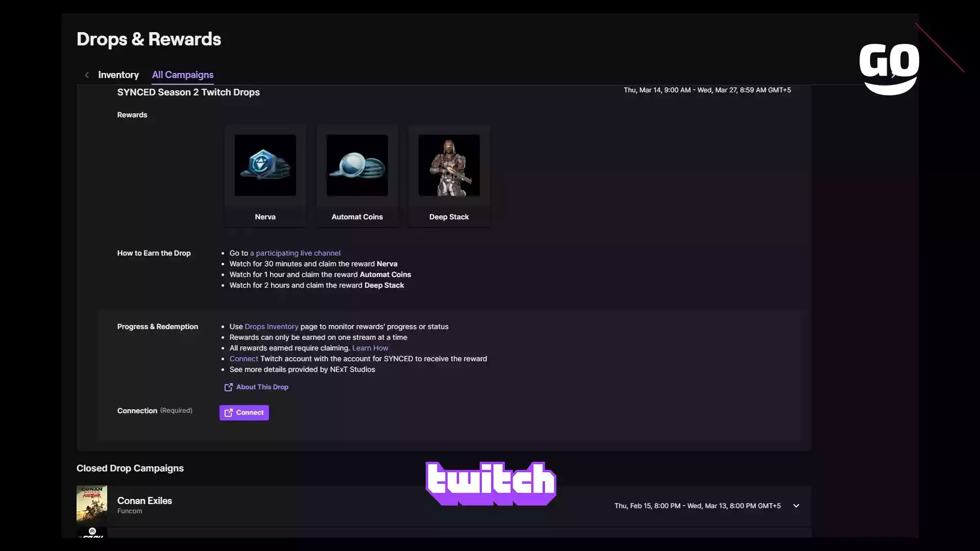 Получай бонусы в SYNCED через Twitch Drops: сезон 2 ждет!