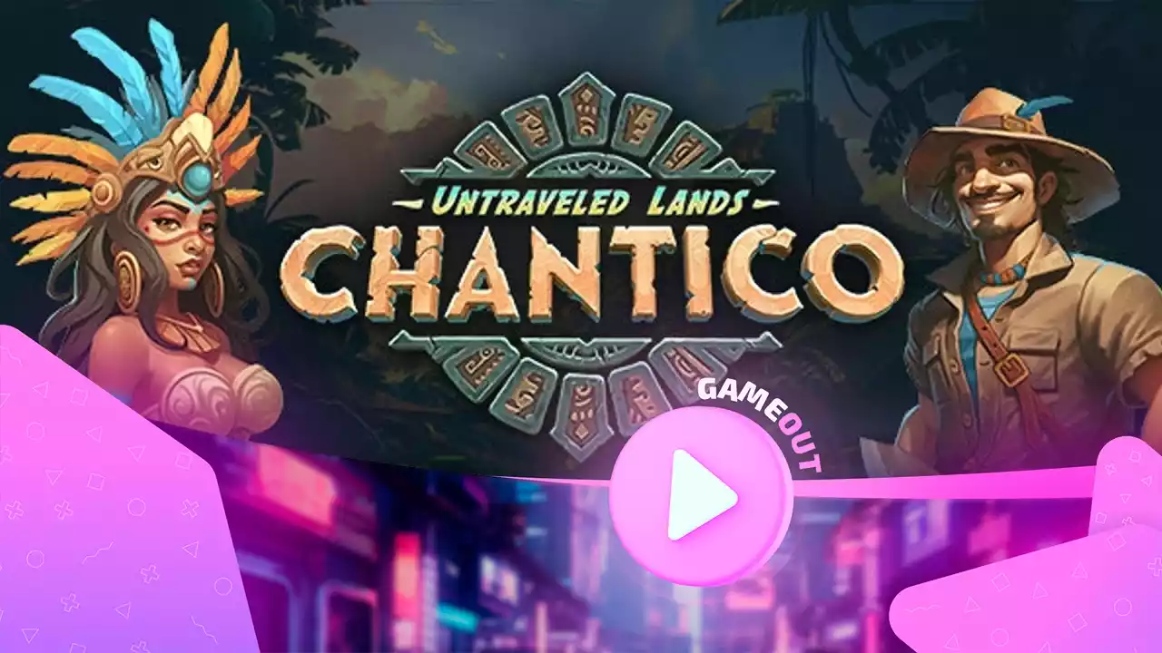 Обложка Untraveled Lands: Chantico с изображением джунглей и храма