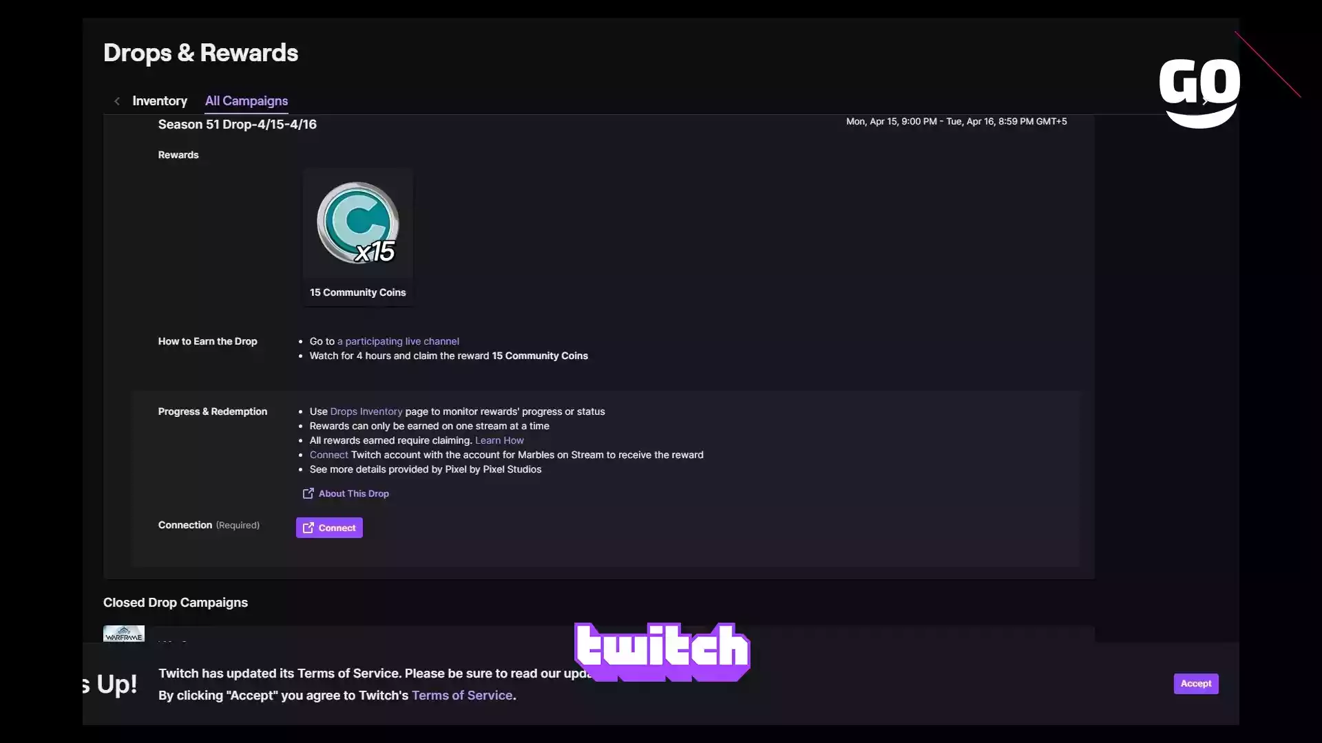 Twitch Drops предлагает игровые бонусы для Marbles on Stream с 15 по 16 апреля