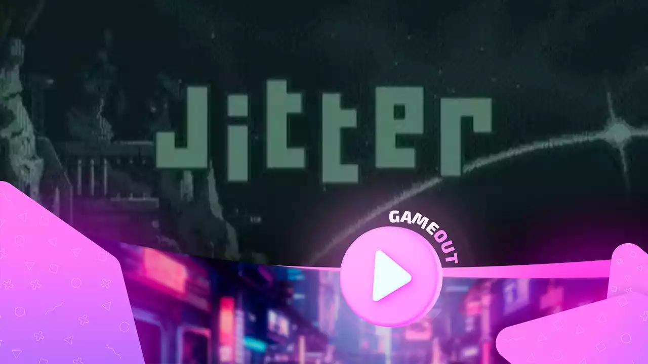 Обложка игры Jitter, ИИ управляет космическим кораблём