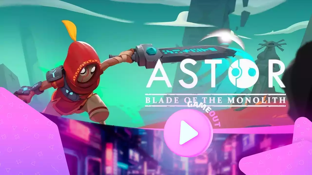 Изображение главного героя Astor с оружием на фоне планеты Gliese