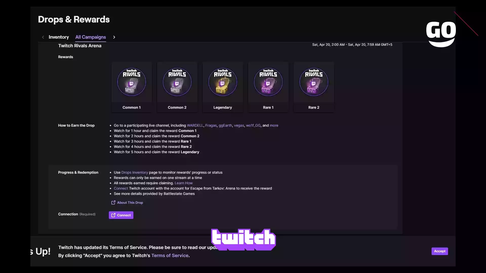 Twitch Rivals Arena