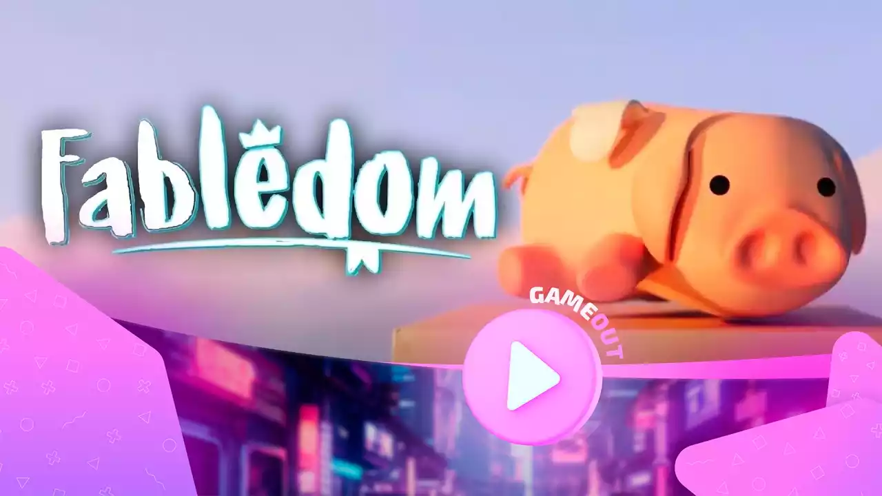 Иллюстрация к игре Fabledom с видом на магический город
