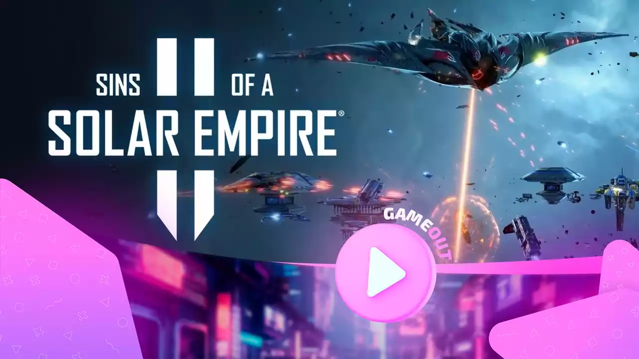 Обложка Sins of a Solar Empire 2 с изображением галактических кораблей