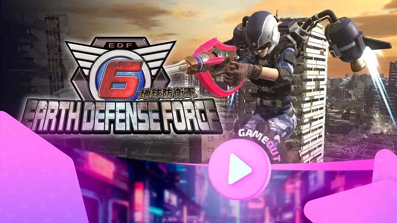Обложка игры Earth Defense Force 6