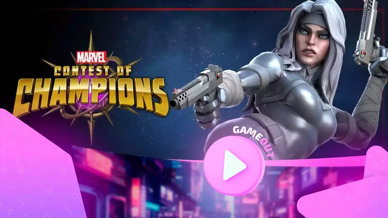 Silver Sable в Marvel Contest of Champions, игровой скриншот