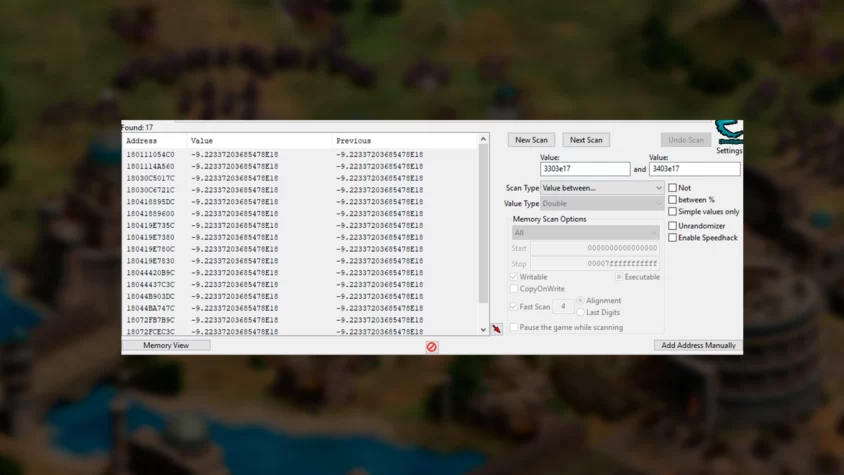 Cheat Enginge программа для взлома игр на ПК