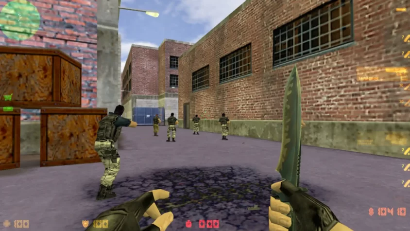 Начало раунда в Counter-Strike 1.6