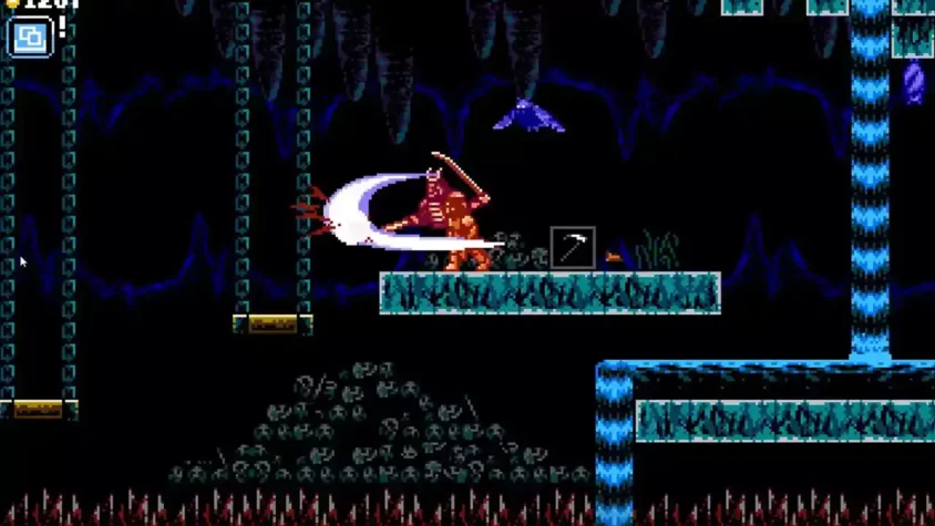 Герой с мечом наносит удар по врагу в Lords of Exile