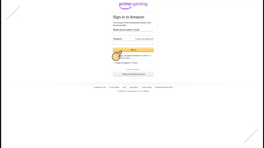 Prime Gaming Paladins Activation Step 2
