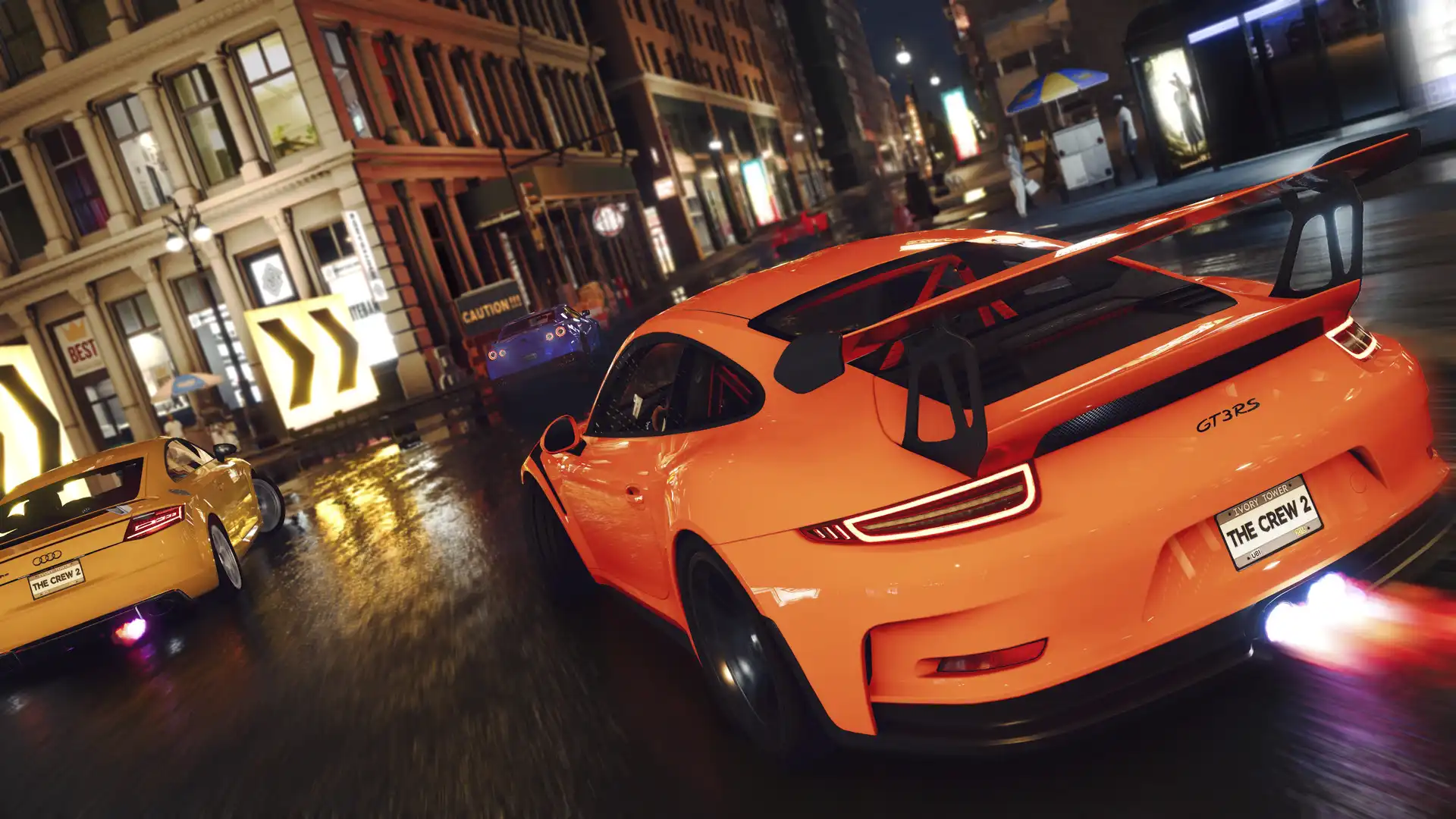 Ночные гонки на оживленных улицах города в The Crew 2