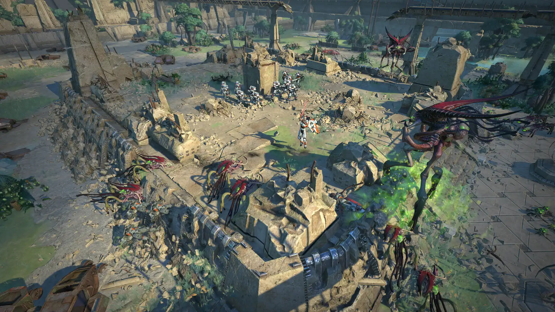 Тактический бой в игре Age of Wonders: Planetfall