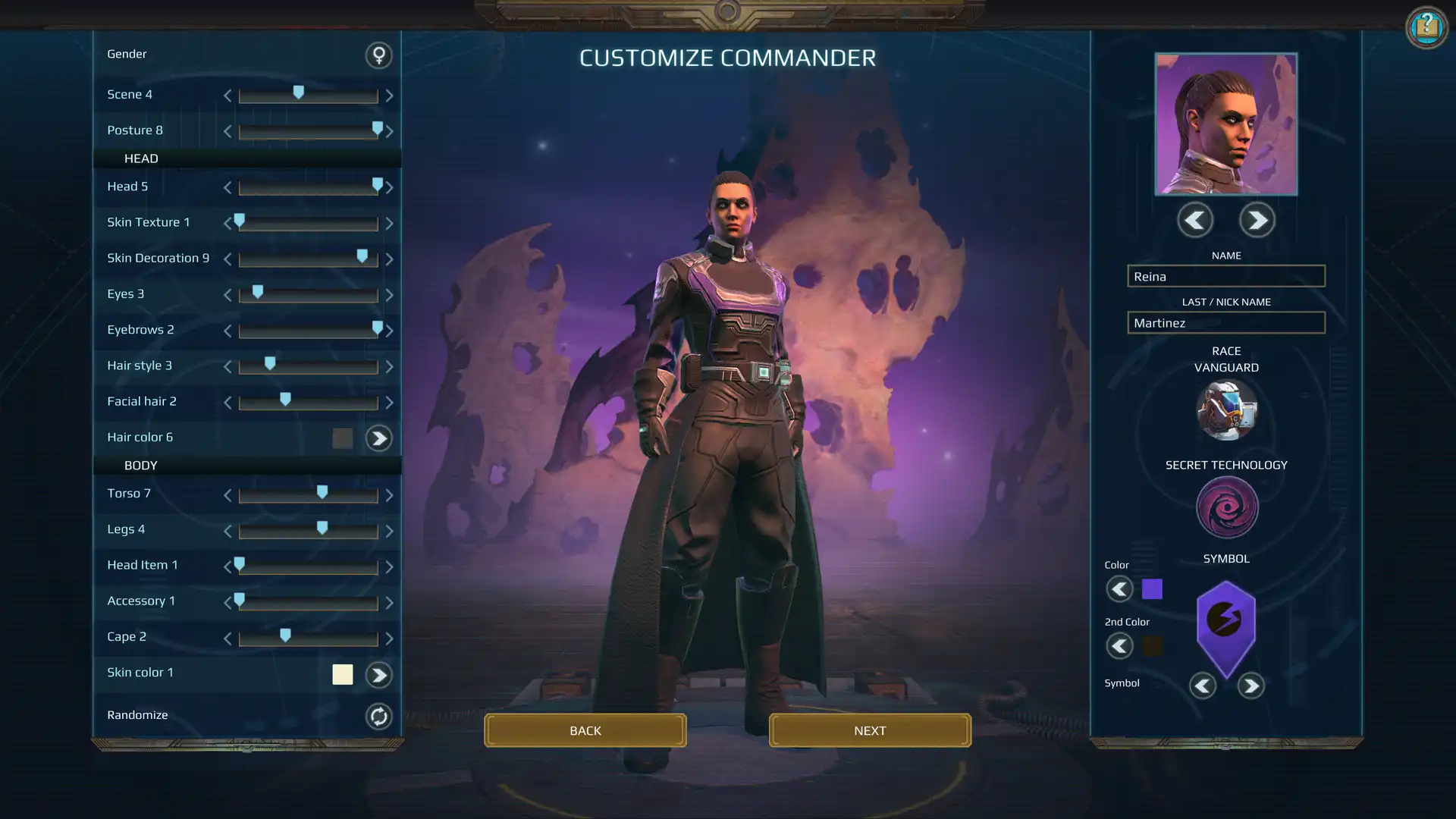 Кастомизация командира в Age of Wonders: Planetfall