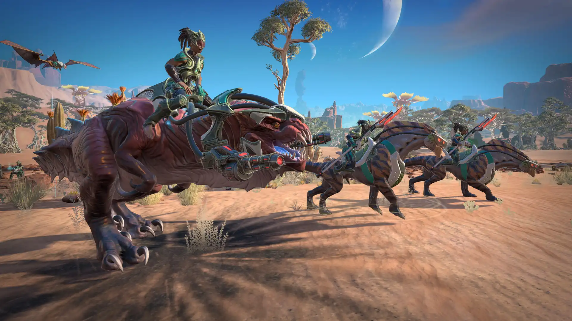 Амазонки на динозаврах в Age of Wonders: Planetfall