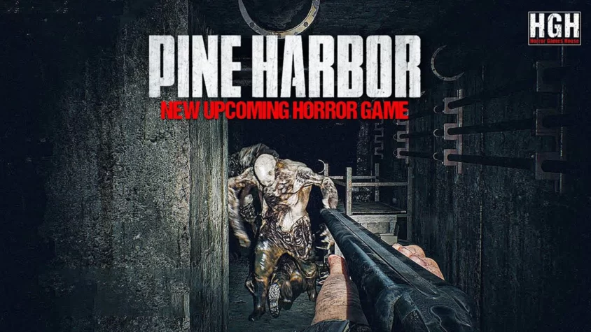 обложка игры Pine Harbor с жутким существом