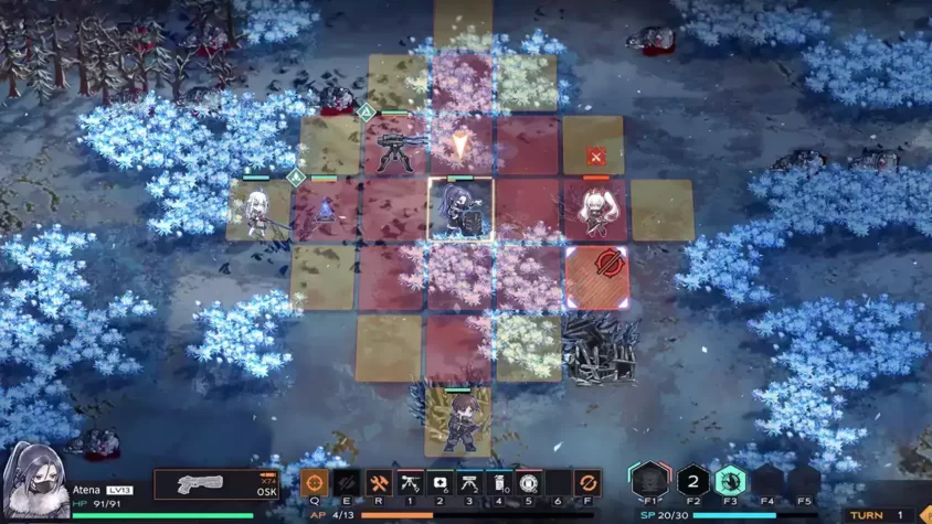 Игровой процесс Reverse Collapse: Code Name Bakery с тактической боевой системой.