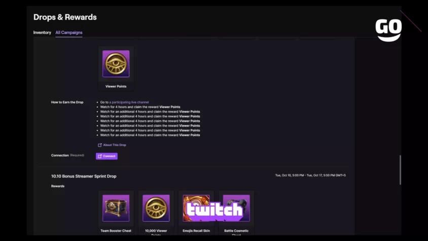 10.10 Bonus Streamer Sprint Drop 10.10 Bonus Streamer Sprint Drop