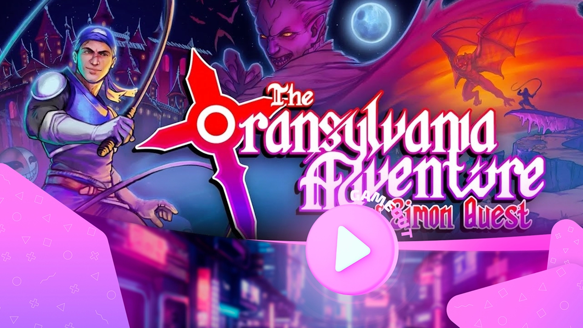 Официальный анонс трейлера игры The Transylvania Adventure of Simon Quest