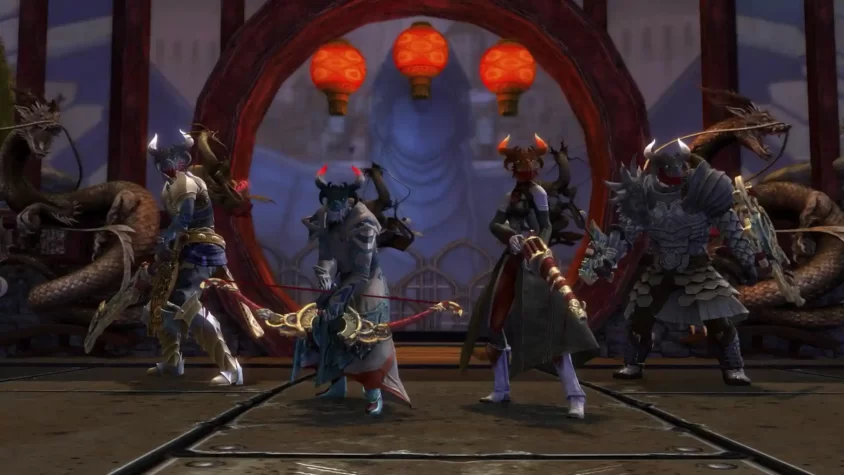 2024-january-30-release-notes Лунный Новый год в Guild Wars 2 с фонарями дракона и праздничной атмосферой
