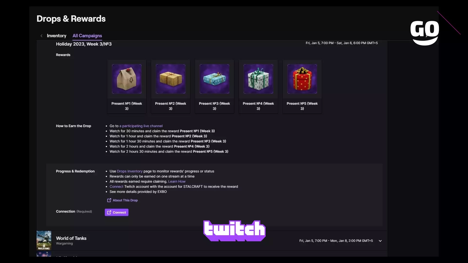 Праздничные Игровые Бонусы Twitch Drops: Неделя 3, 2023 года в STALCRAFT