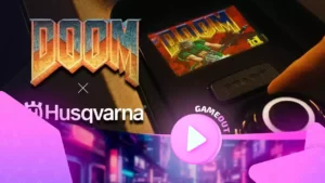 Doom x Husqvarna Automower: когда игра встречает газонокосилку