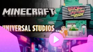 Minecraft x universal studios: официальный трейлер запуска