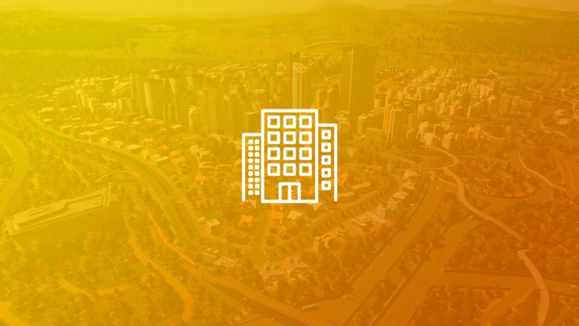 Заброшенные здания в Cities: Skylines