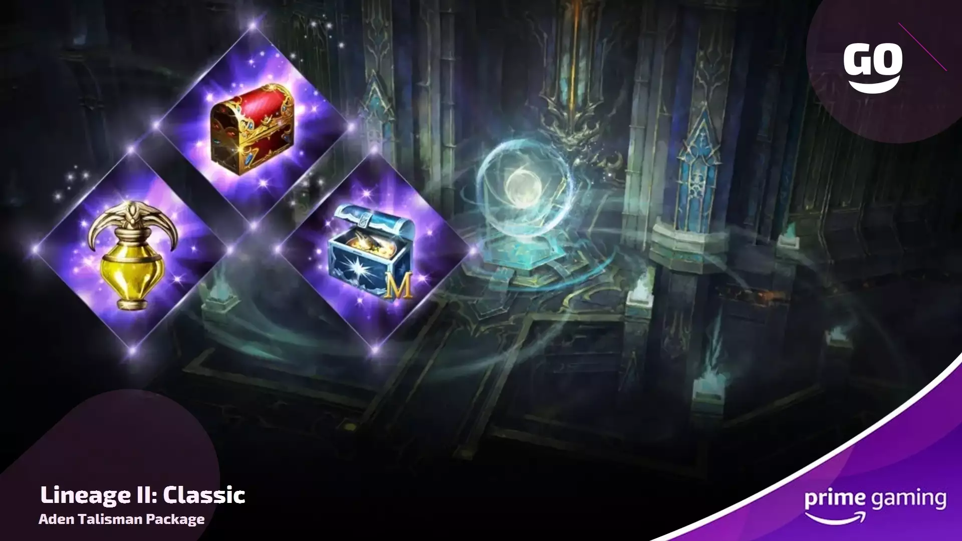 Бонусы Prime Gaming: специальный набор талисманов Aden для Lineage II: Classic