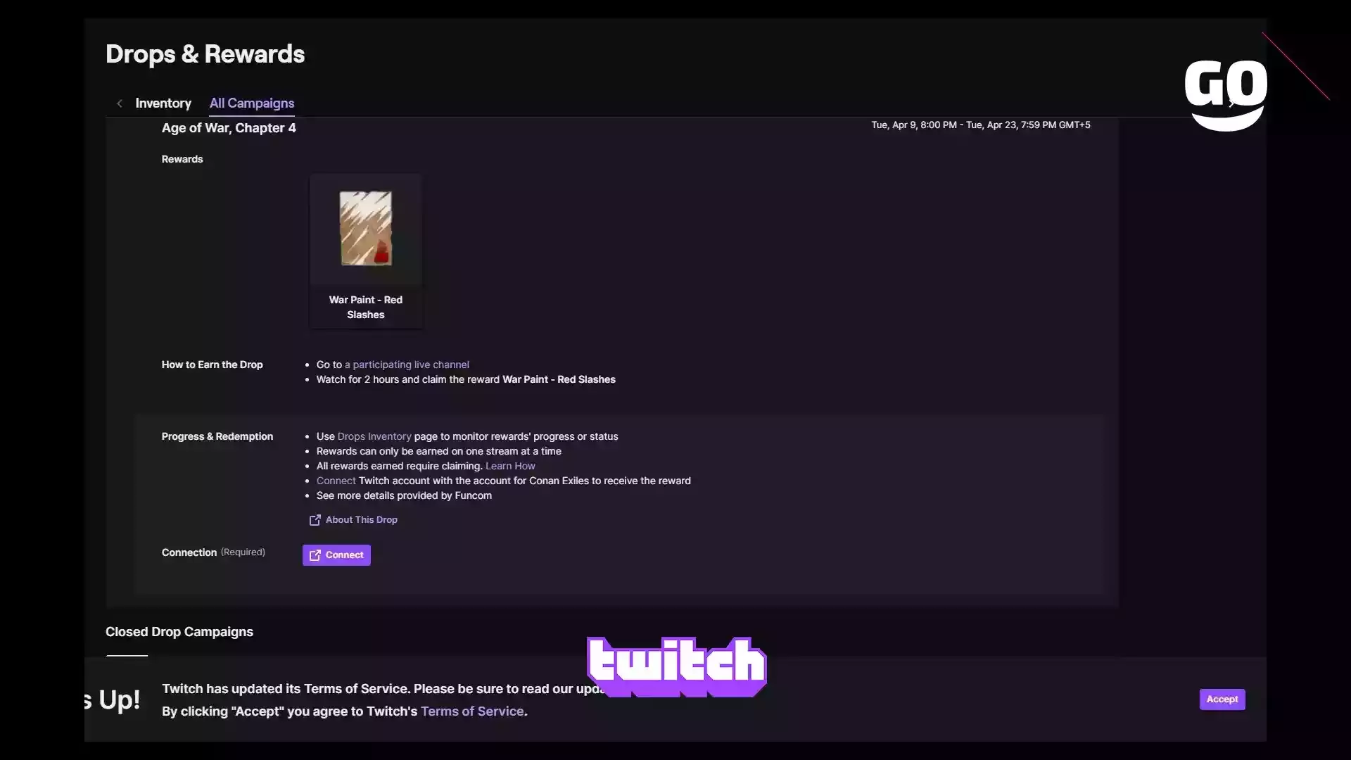 Twitch Drops распределяет подарки Age of War для Conan Exiles