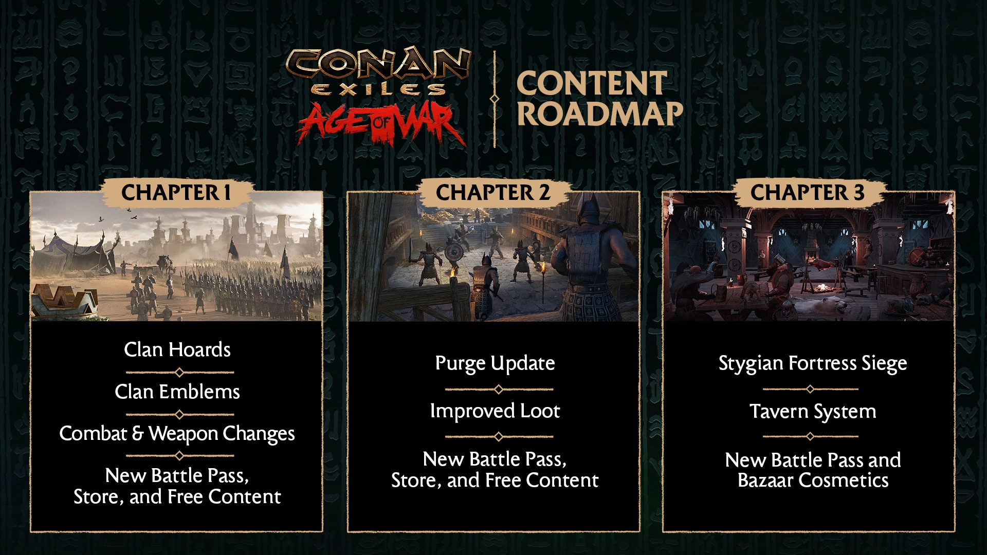 Age of War: Третья Глава Conan Exiles — Новые приключения и осады замков