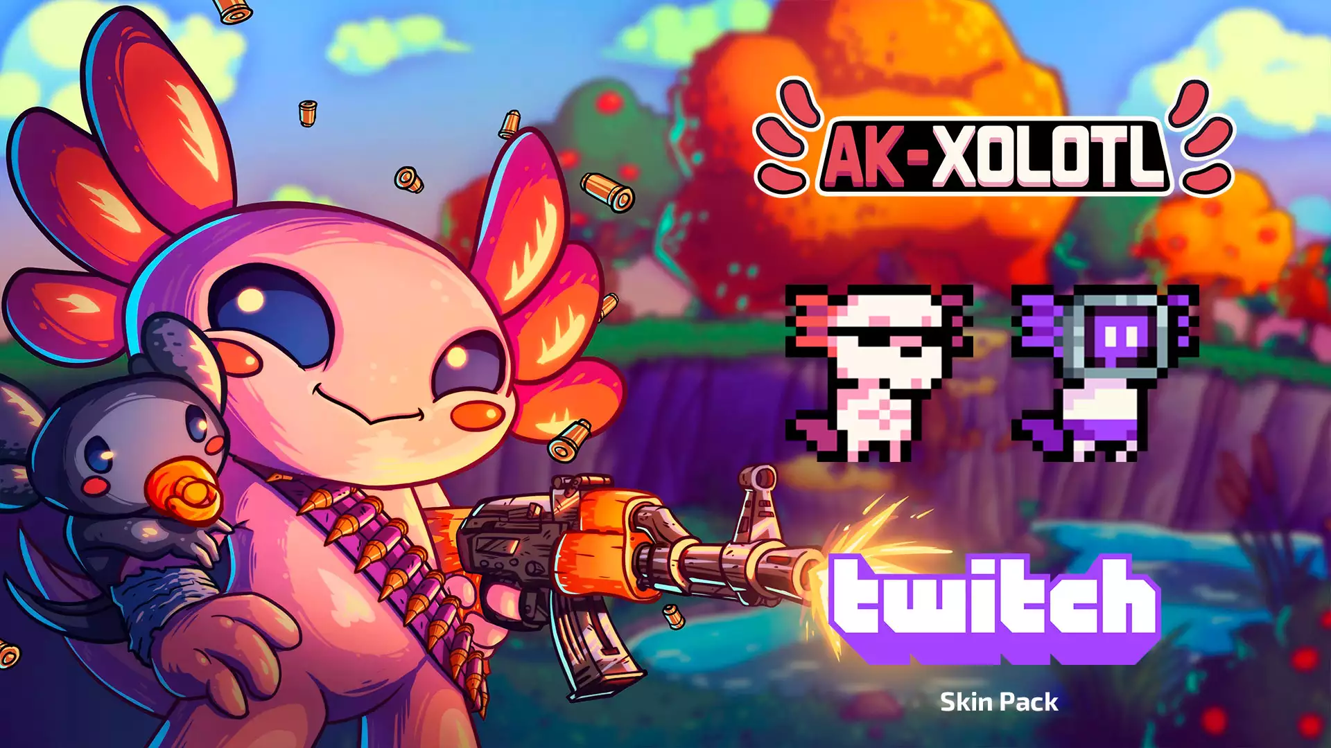 Twitch Drops: Skin pack для AK-xolotl