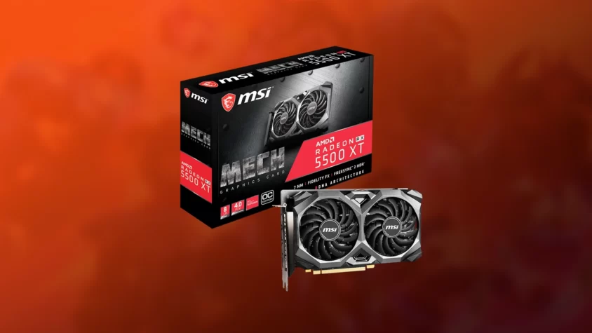 Изображение видеокарты AMD Radeon RX 5500 XT