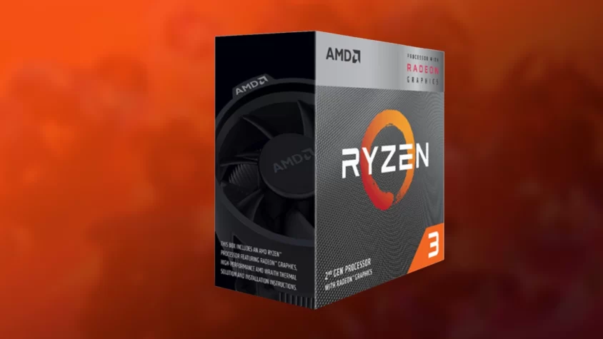 Изображение процессора AMD Ryzen 3 3200G с встроенной графикой