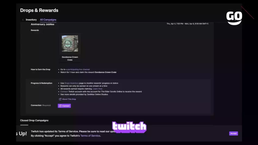 Эксклюзивные игровые бонусы Anniversary Jubilee в рамках Twitch Drops. Anniversary Jubilee