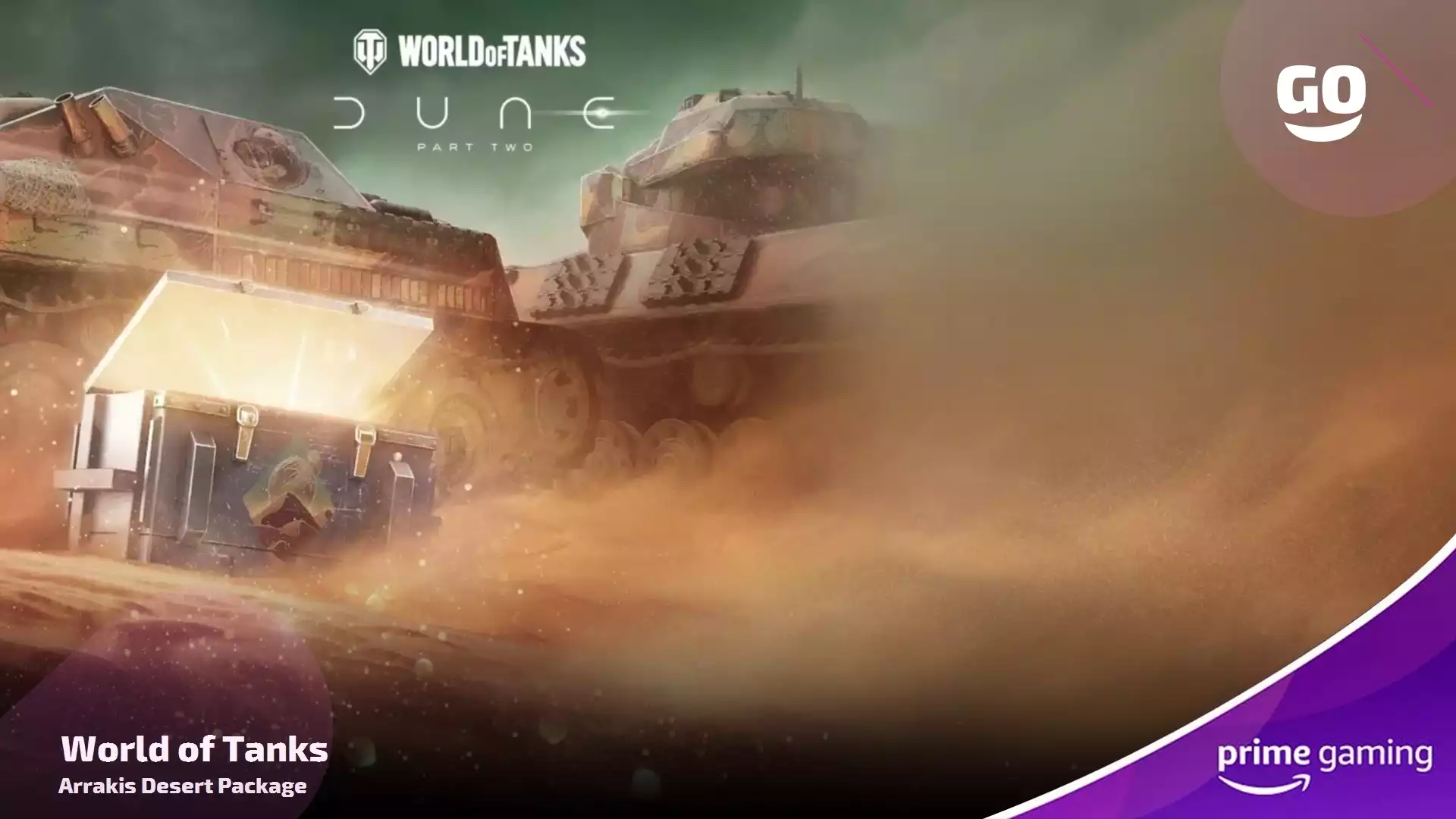 Эксклюзивные бонусы Prime Gaming: Пакет “Пустыня Арракис” для World of Tanks