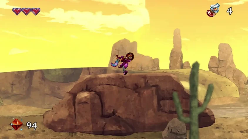 arzette-the-jewel-of-faramore-game-screenshot-2 Arzette бежит по пустынному ландшафту