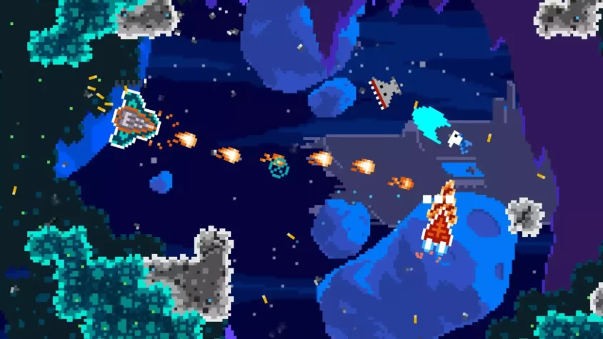 Звездные дуэли в Astro Duel 2: битва за галактику Интенсивная космическая перестрелка в Astro Duel 2