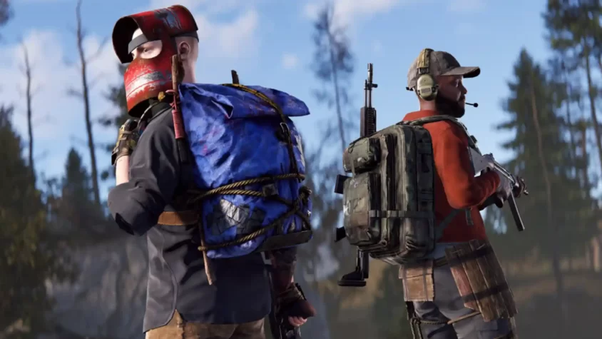 «Изображение новых рюкзаков и металлоискателя из обновления Bags to Riches для Rust