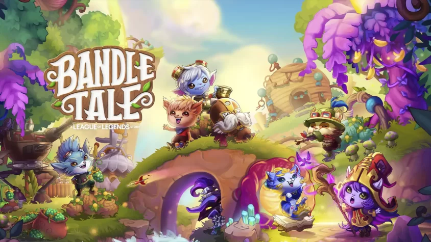 Bandle Tale: Путешествие в мир League of Legends Яркая обложка игры Bandle Tale с милыми персонажами League of Legends