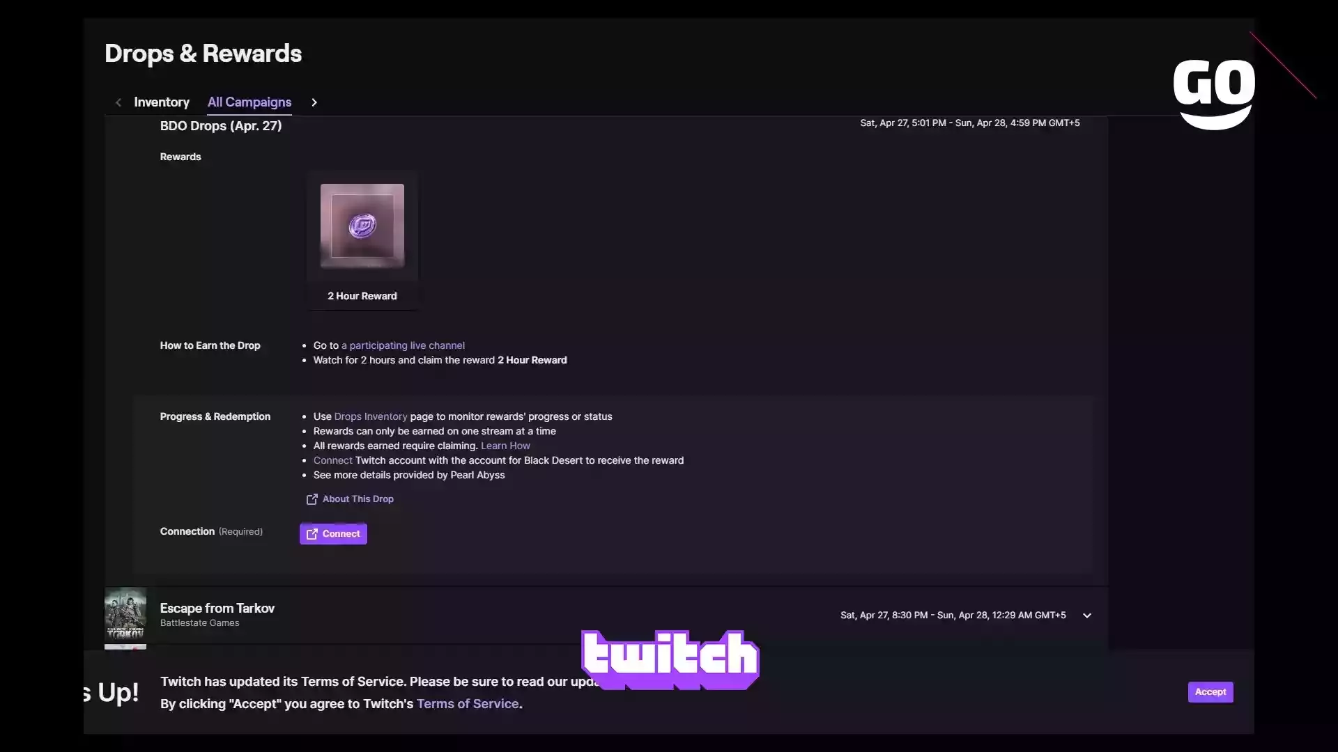 Twitch Подарки: BDO Drops для Black Desert 27 апреля