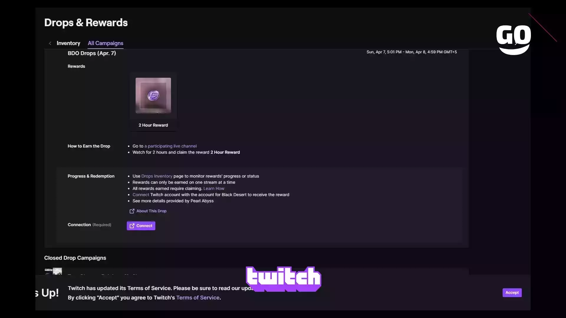 Получи бонусы в Black Desert от Twitch Drops 7 апреля