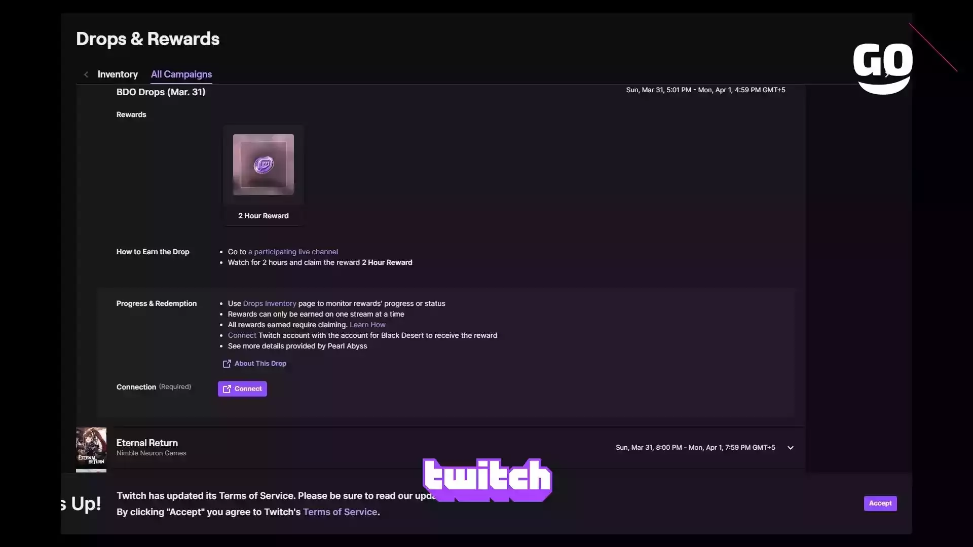 Подарки от Twitch Drops для Black Desert уже ждут тебя 31 марта