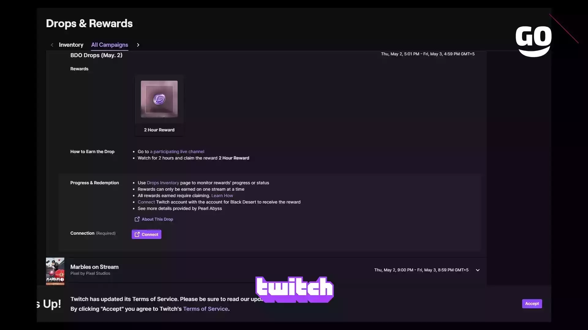 Twitch Drops: награды для Black Desert