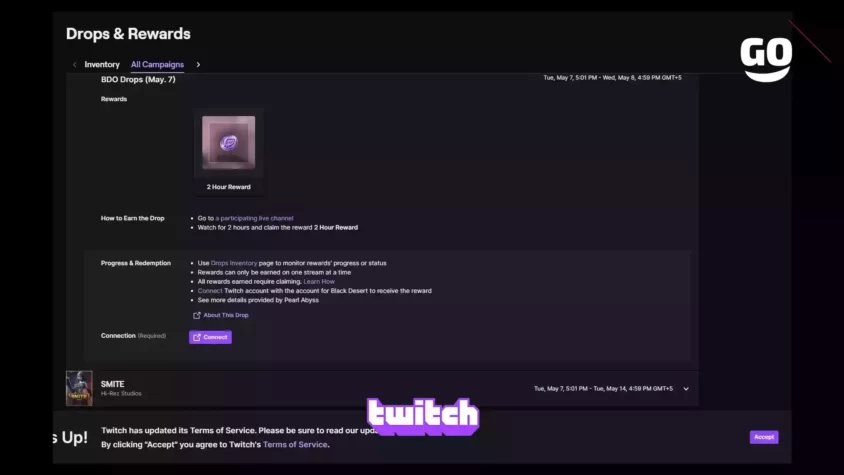 Подарки BDO Drops от Twitch 7 мая BDO Drops (May. 7)