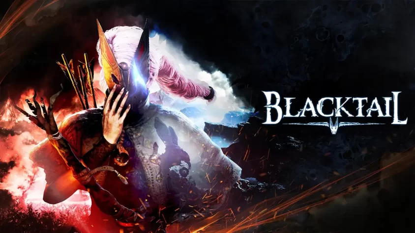 главная обложка игры BLACKTAIL с изображением главного персонажа