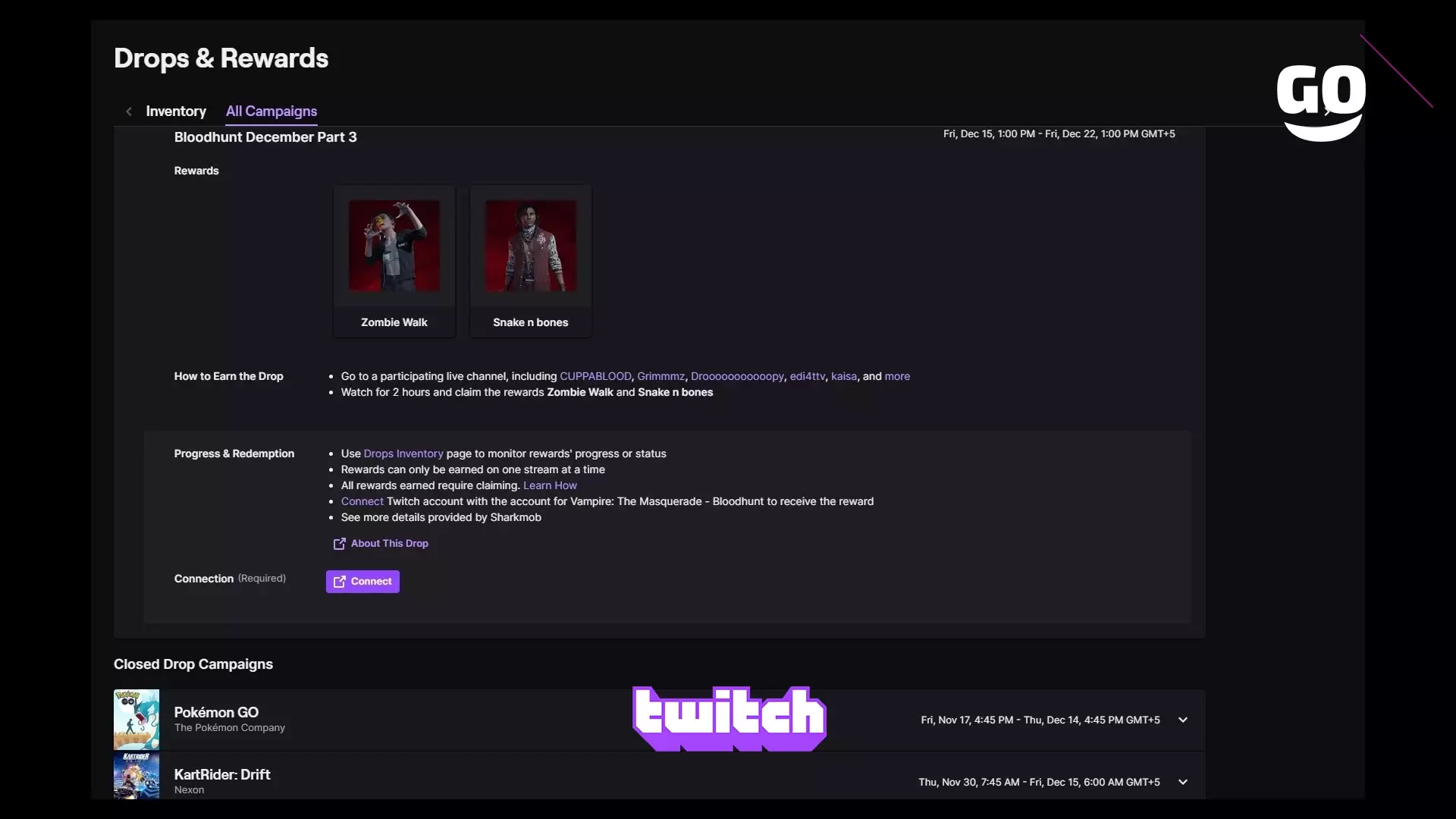 Twitch Drops раздает Bloodhunt December Part 3 для Vampire: The Masquerade — Bloodhunt