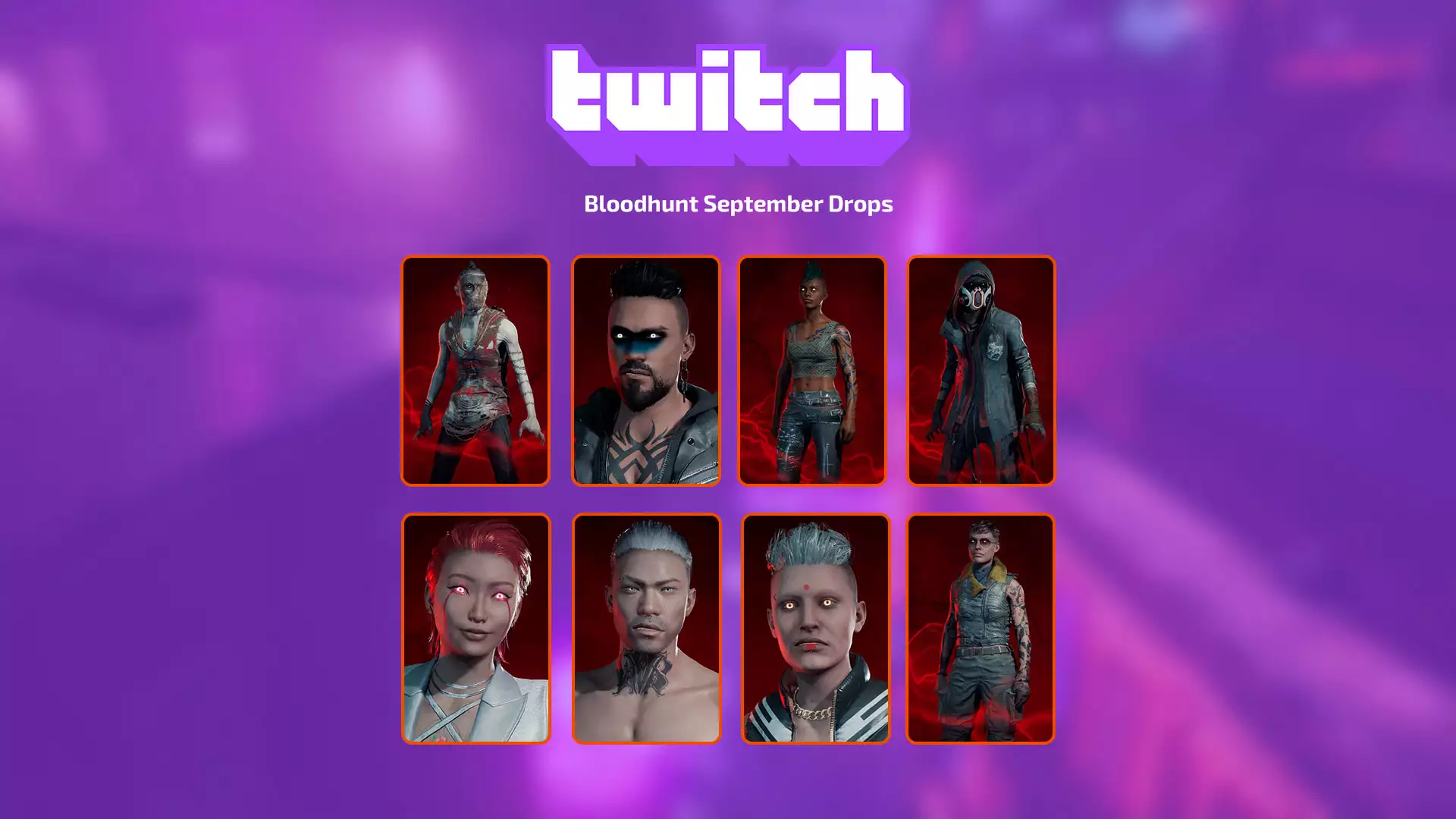 Twitch Drops: Bloodhunt September Drops для Vampire: The Masquerade — Bloodhunt